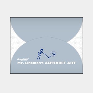 GrapeSEED Mr.Lineman Alphabet Art