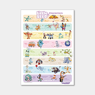  LittleSEED Characters Poster(10장)